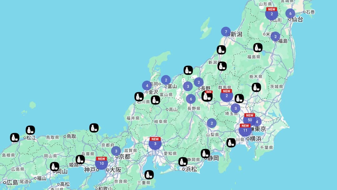 日本酒マップ